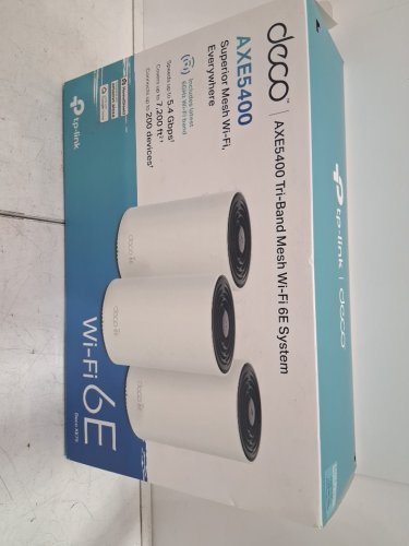 TP-Link Deco AXE5400 Tri-Band WiFi 6E Mesh System - 2.5G WAN/LAN Port, Covers up to 7200 Sq.Ft, Replaces WiFi Router and Extender, AI-Driven Mesh (MODEL: Deco XE75) image 2