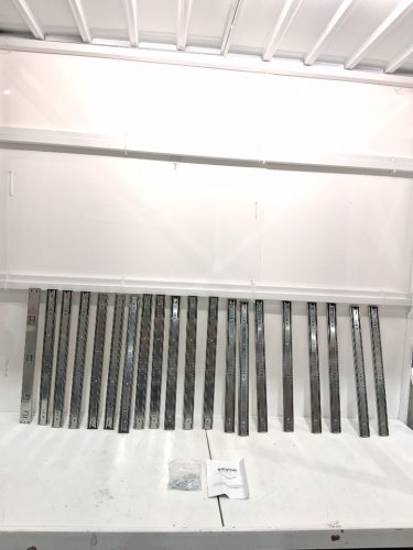 10PR  heavy duty drawer slides with soft close - 18" - 100lb max load - silver (model: 4605s2.450-10) image 3