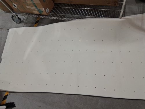 Ventilated Memory Foam Mattress Topper - Twin - White image 3
