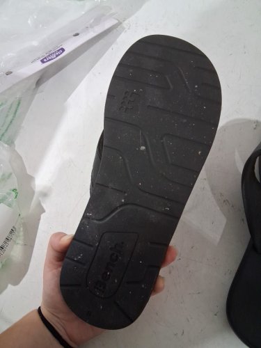 Men's Bench Comfort Flip Flops - SIZE 8 - BLACK (STYLE: 1872040) image 4