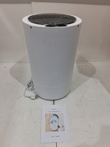 METICULOS Compact Electric Spin Dryer Portable Mini Laundry WRINGER - 110V - WHITE/BLACK (MODEL: MNT20-25) image 4