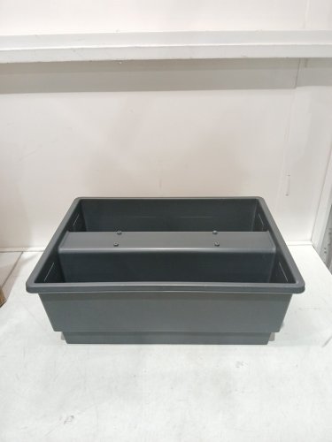 PURE GARDEN OUTDOOR PLASTIC RAILING PLANTER, 20.75" X 15.25" X 8" - GREY (MODEL: 50-LG1462) image 3