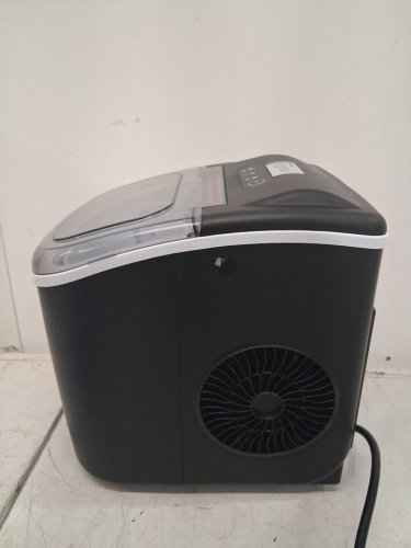 EUHOMY Countertop Ice Maker Machine with Handle, Basket and Scoop - MAKES 26LB/Day - BLACK (MODEL : im-06d / IM001-Bbl-CAEH) image 6