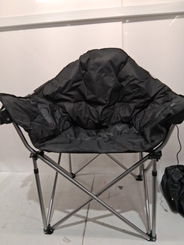 SunSettler Oversized Heated Camping Chair - extra large - black (model: sw-250713xl-black) image 5
