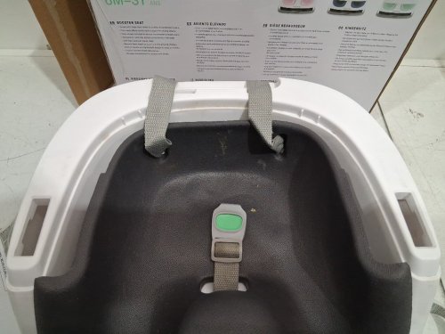 INGENUITY BABY BASE 2-IN-1 BOOSTER FEEDING & FLOOR SEAT - 50LBS CAP - WHITE/SLATE GREY (MODEL: 11576) image 3