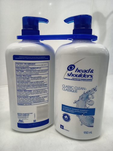2pk HEAD AND SHOULDERS CLASSIC CLEAN ANTI DANDRUFF SHAMPOO SET - 950ML/EACH image 2