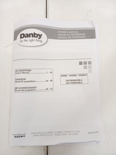 DANBY 3-IN-1 WINDOW AIR CONDITIONER - 8000 BTU INVERTER - WHITE (MODEL: DAC080B8IWDB-6) image 12