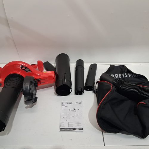 CRAFTSMAN 3-in-1 CORDED LEAF BLOWER/VACUUM/MULCHER - 12-AMP - RED/BLACK (MODEL: CMEBL7000) image 3