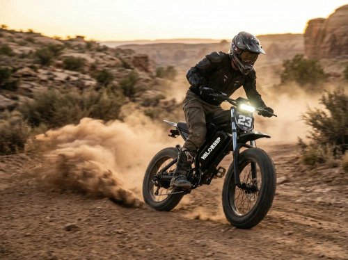 Helokeep K6-S Electric Dirt Bike - 35MPH - Black (Model: k6-s panther) image 3