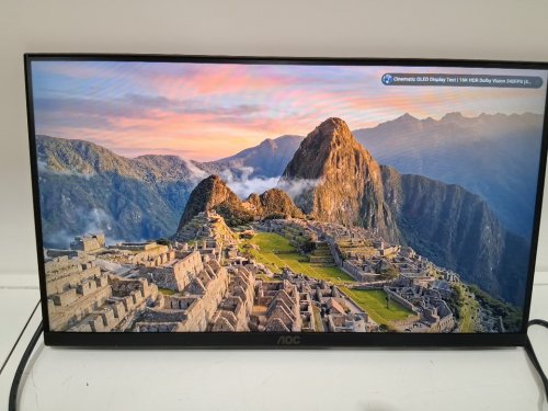 AOC  Full HD LED Monitor with Adaptive Sync VGA & HDMI - 22" - 120HZ - black (model: 22B35HM23) image 11