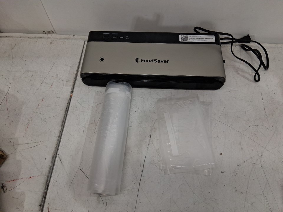 FOODSAVER POWERVAC FOOD VACUUM SEALER - BLACK/STAINLESS STEEL (MODEL: VS0150) image 3