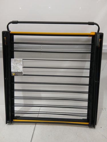 joseph joseph airframe max 3 tier clothing rack - 70ft - black/yellow image 3