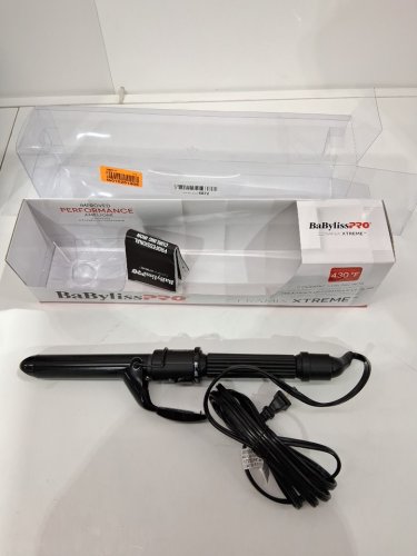 BABYLISSPRO CERAMIC CURLING IRON WITH SPRING HANDLE - 1" - BLACK (MODEL: BABC100SNC) image 3