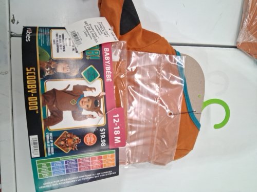 INFANT RUBIES SCOOBY-DOO "SCOOB" COSTUME - 12-18 MONTHS - BROWN image 2