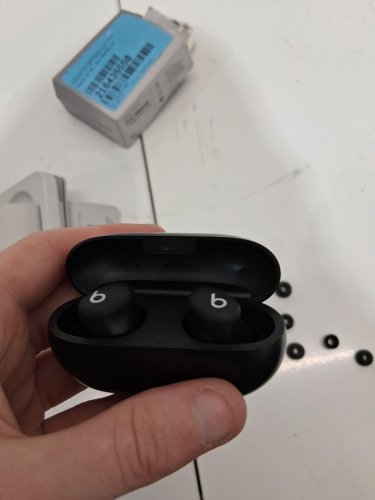 BEATS SOLO BUDS BLUETOOTH EARBUDS WITH 18 HOUR BATTERY LIFE AND BUILT IN MICROPHONE - COMPATIBLE WITH APPLE AND ANDROID - BLACK (MODEL: A3150, A3151, A3152) image 4