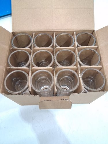 12pk TALL Double SHOT GLASSES - 2 OZ/EACH - CLEAR image 3