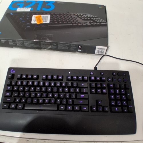 LOGITECH G213 PRODIGY WIRED RGB GAMING KEYBOARD WITH 16.8 MILLION LIGHTING COLOURS - (MODEL: Y-U0029/920-008083) image 5