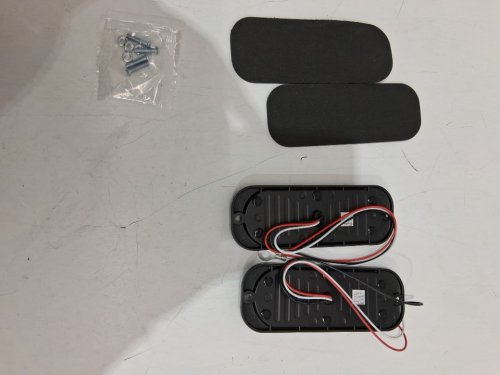 2PK at-haihan ALLUMINUM LED Brake Turn Signal Side Marker Tail Lights, - AMBER image 4