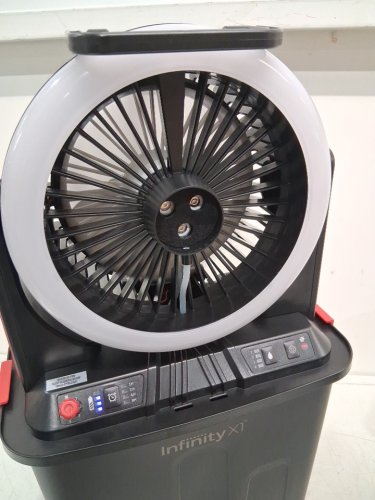 INFINITY X1 SOLAR Powered MISTING FAN With Light - 500LUM (MODEL: 1985328) image 4