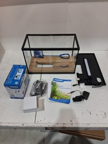 MARINA LED AQUARIUM STARTER KIT - 5 GALLON - BLACK/CLEAR - ( MODEL: 15251A1 ) image 3
