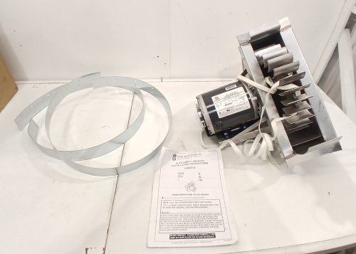 US Motors Belt Drive Fan and Blower Motor - 4" - 1/3HP - 1725RPM - Grey (Model: SA55JXSFB-4866) image 3