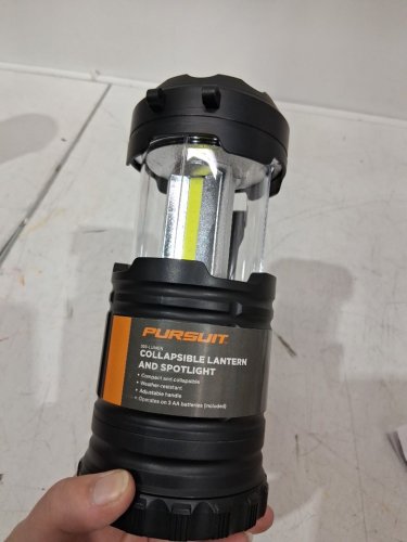 pursuit collapsible battery operated lanterns - 300LM - black - (model: purclsl-blk) image 4