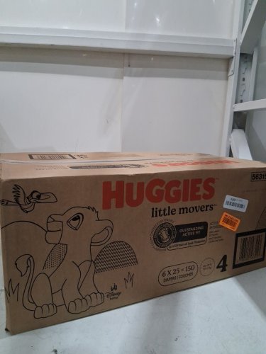 150PK HUGGIES LITTLE MOVERS DIAPERS - SIZE 4 - WHITE (TOTAL 150) image 2
