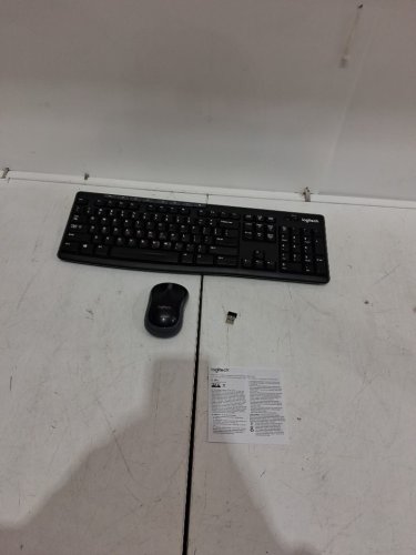 Logitech Wireless Keyboard and Mouse Combo - 2.4 GHz Wireless - Black (Model: MK270) image 3