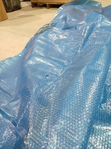intex round solar pool cover - 16ft - blue (model: 28014E) image 4