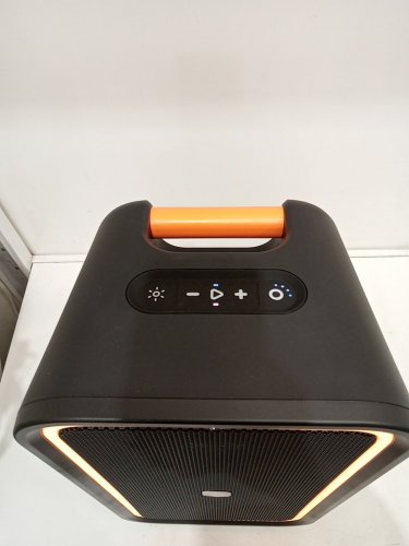 SKULLCANDY STOMP XL WIRELESS BLUETOOTH PARTY SPEAKER - INTEGRATED CARRY HANDLE​, IPX5 WATER RESISTANCE, 12-HOUR BATTERY LIFE - BLACK ORANGE (MODEL:2SKSK1851/4449801) image 4