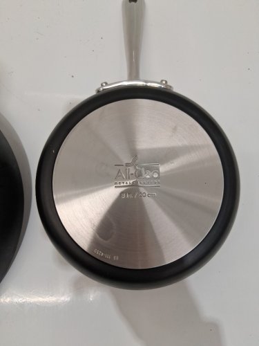 2PC All-Clad Hard Anodized (HA1) Non-stick Fry Pan Cookware Set - 8" & 10" - BLACK (MODEL: E100SSFA / 2100128925) image 7