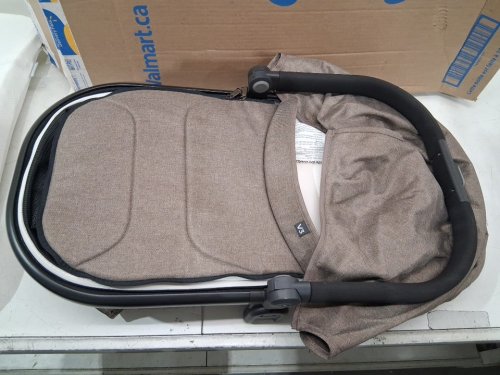 UPPAbaby Bassinet V3 - Compatible with Vista, Cruz, Ridge Strollers - 20lbs max - Declan Oat Mélange/black (model: 0903-bas-na) image 4