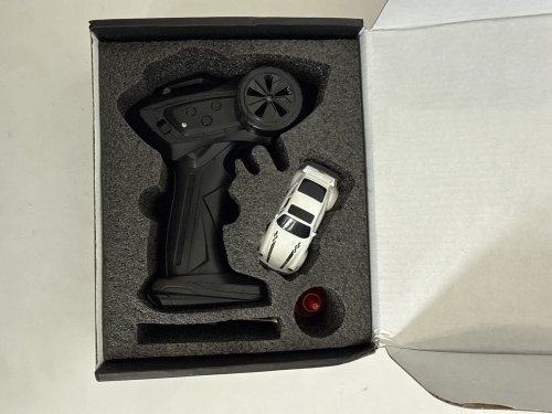 High Speed Drift RC Car KF20, Remote Control Drift 4WD Mini Lights System - WHITE (MODEL: KF20) image 3
