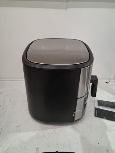 Chefman TurboFry Touch Air Fryer with Nonstick Dishwasher-Safe Parts- xl8QT - SILVER/Black (Model: RJ38-SQSS-8T-ca-am) image 5