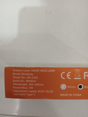 Denabuty UV Light for Gel Nails, Mini U V LED Nail Lamp Handheld with Stand - white (MODEL: DN-2303) image 5