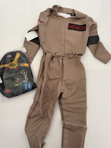 2PC TODDLER Disguise Ghostbusters: Frozen Empire Flight Suit Costume - 3-4T - BROWN/BLACK image 4