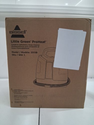 BISSELL LITTLE GREEN PROHEAT PORTABLE DEEP CLEANER/SPOT CLEANER WITH SELF-CLEANING HYDRORINSE TOOL - GREEN/GREY (MODEL : 2513B / 2513N) image 7
