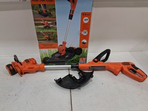 BLACK AND DECKER 3 IN 1 Corded COMPACT MOWER - 12" - Orange/Black - (Model: MTE912) image 3