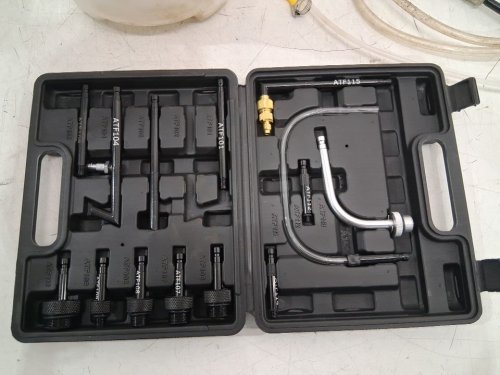 2-Way Transmission Fluid Pump ATF Refill/Dispenser system - 10l capacity - white/black (model: ys-089) image 7