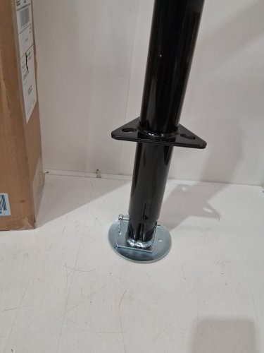 towking A Frame Trailer Jack with Drop Leg, 15" Vertical Travel - 2000 lbs - black - (model:TK-TJAF-Set-701056) image 4