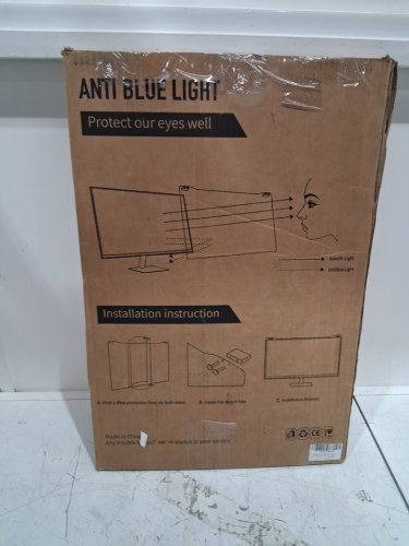 zyy anti blue light screen protector for monitors - fits 20" - 22" diagonal - acrylic/grey (model : B08L3FYQDZ) image 3