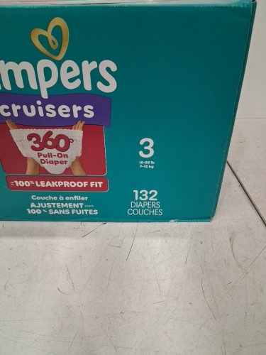 132PK PAMPERS PULL ON CRUISERS 360° 100% LEAKPROOF FIT DISPOSABLE BABY DIAPERS - SIZE 3 (16 - 28LBS) image 3