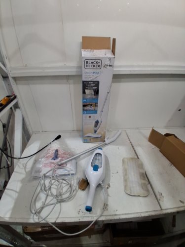 BLACK + DECKER Classic STEAM MOP - White (MODEL: HSM13E1) image 4