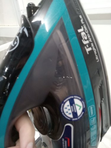T-FAL ULTRAGLIDE PLUS ENHANCED STEAM IRON WITH CALCIUM COLLECTOR - BLACK/TEAL (MODEL: 1980969/FV5871Q0) image 4