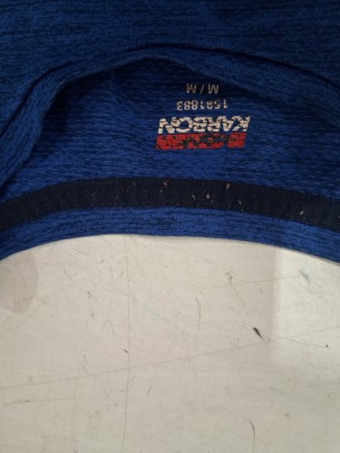 MENS karbon textured active tshirt - medium  - dark blue  (style: 1893480) image 3