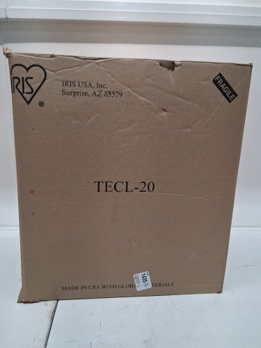 IRIS USA Top Entry Cat Litter Box - 46L - Black/Gray - (MODEL: TECL-20) image 2