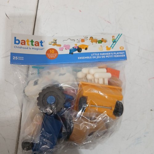 25PC BATTAT LITTLE FARMER'S PLAYSET WITH FARM ANIMALS & ACCESSORIES - AGES 18+, MULTI-COLOUR- (MODEL:BT2662Z) image 2