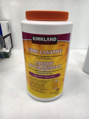 KIRKLAND sugar free FIBRE laxative for digestive health - 1.04kg image 2