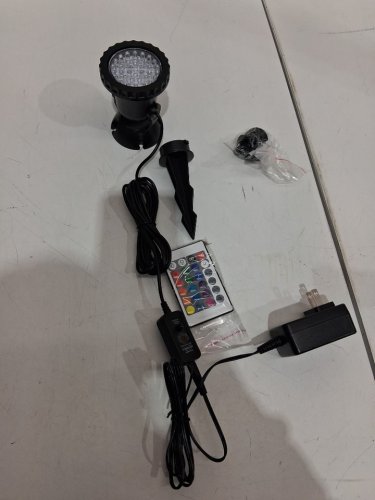 8PC ZHGSERVU Pond Light AND Underwater Fountain Light with stake - 3.5W - Various colors image 4