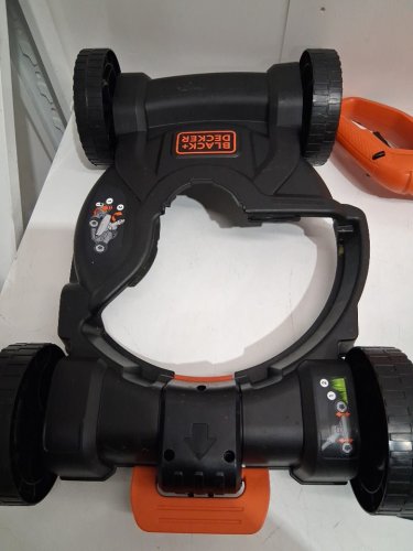 BLACK+DECKER 3-IN-1CORDLESS  STRING TRIMMER, EDGER, and LAWN MOWER with 2 batteries, and charger - 6.5 AMP - ORANGE/BLACK (MODEL : MTC220/lst220) image 5